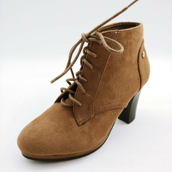 Forever Womens Program 33 Lace Up Ankle Boot 5 - Picture 3 of 10